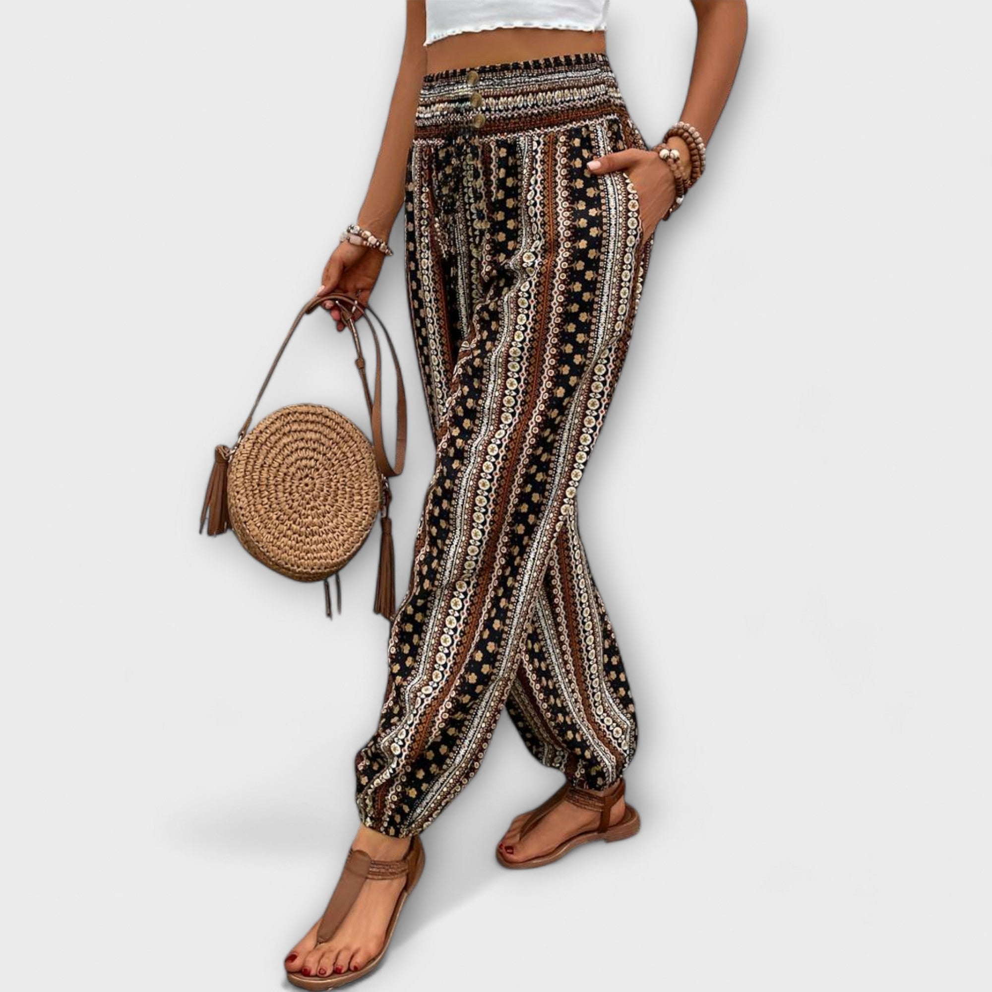 Davellia | Women’s Bohemian Print Pants