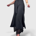 Davellia | Women’s Distressed Wide Leg Denim Jeans