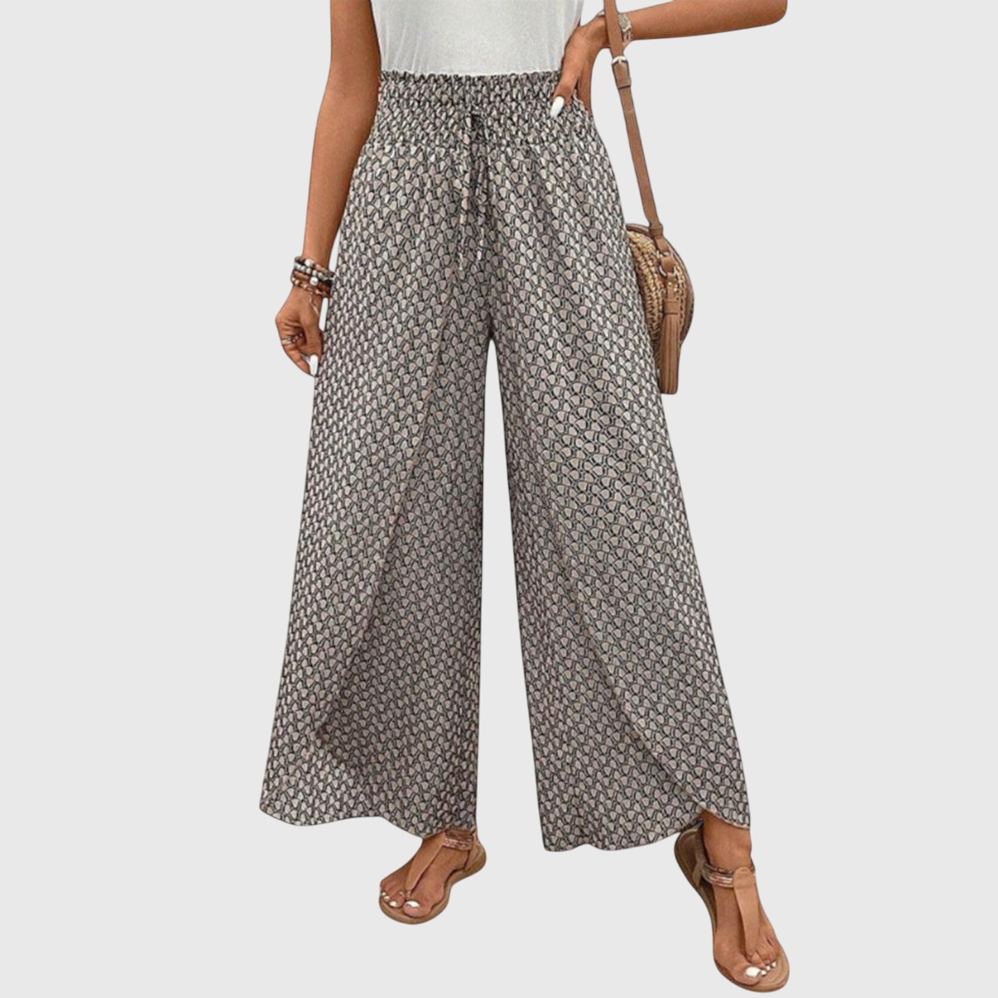 Davellia | Women’s Printed Wide Leg Summer Pants