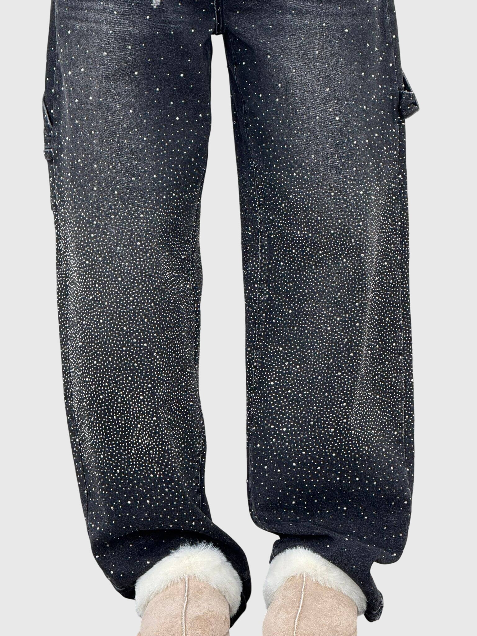 Davellia | Women’s Relaxed Balloon Fit Denim Pants