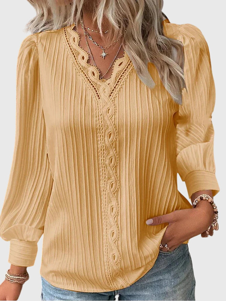 Davellia | Vintage Boho Lace Blouse