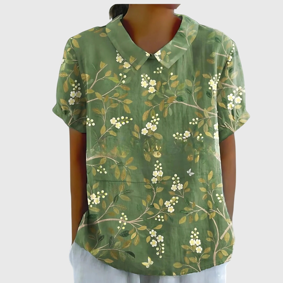 Davellia | Floral Loose Blouse