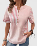 Davellia | Sophisticated  Striped  Blouse