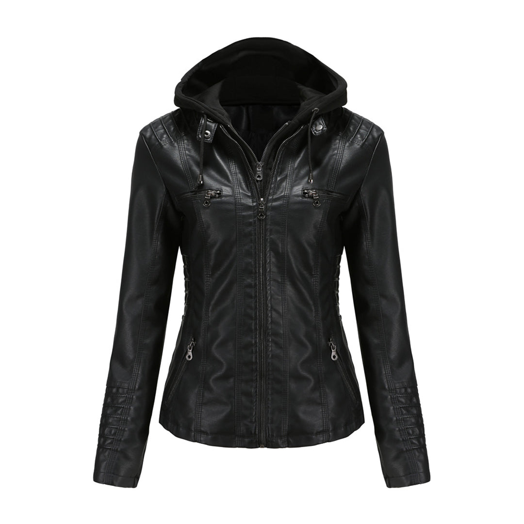 Davellia | Women’s Trendy Hooded Zip-up Jacket
