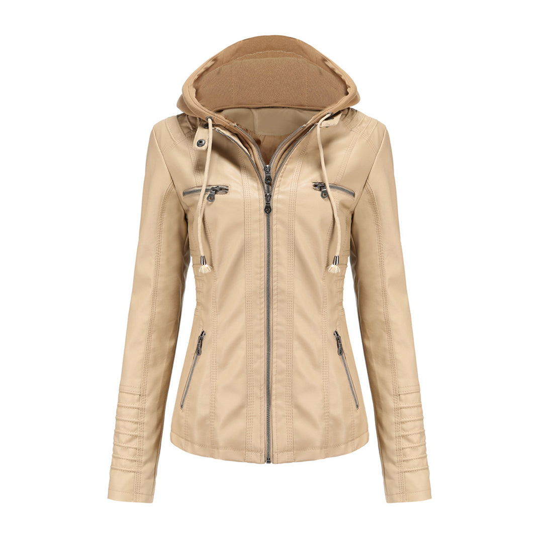 Davellia | Women’s Trendy Hooded Zip-up Jacket