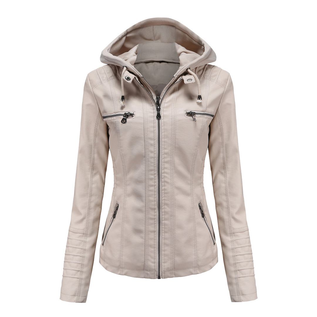 Davellia | Women’s Trendy Hooded Zip-up Jacket