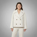 Davellia | Classic Double Button Short Jacket for Women