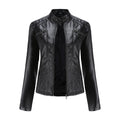 Davellia | Women’s Classic Zip-up Biker Jacket