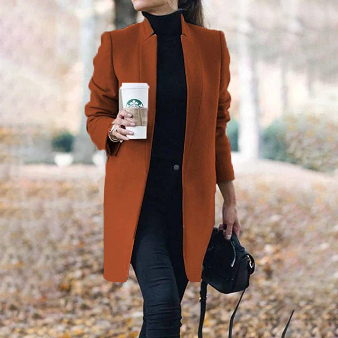 Davellia | Women’s Classic Tailored Lapel Spring Coat