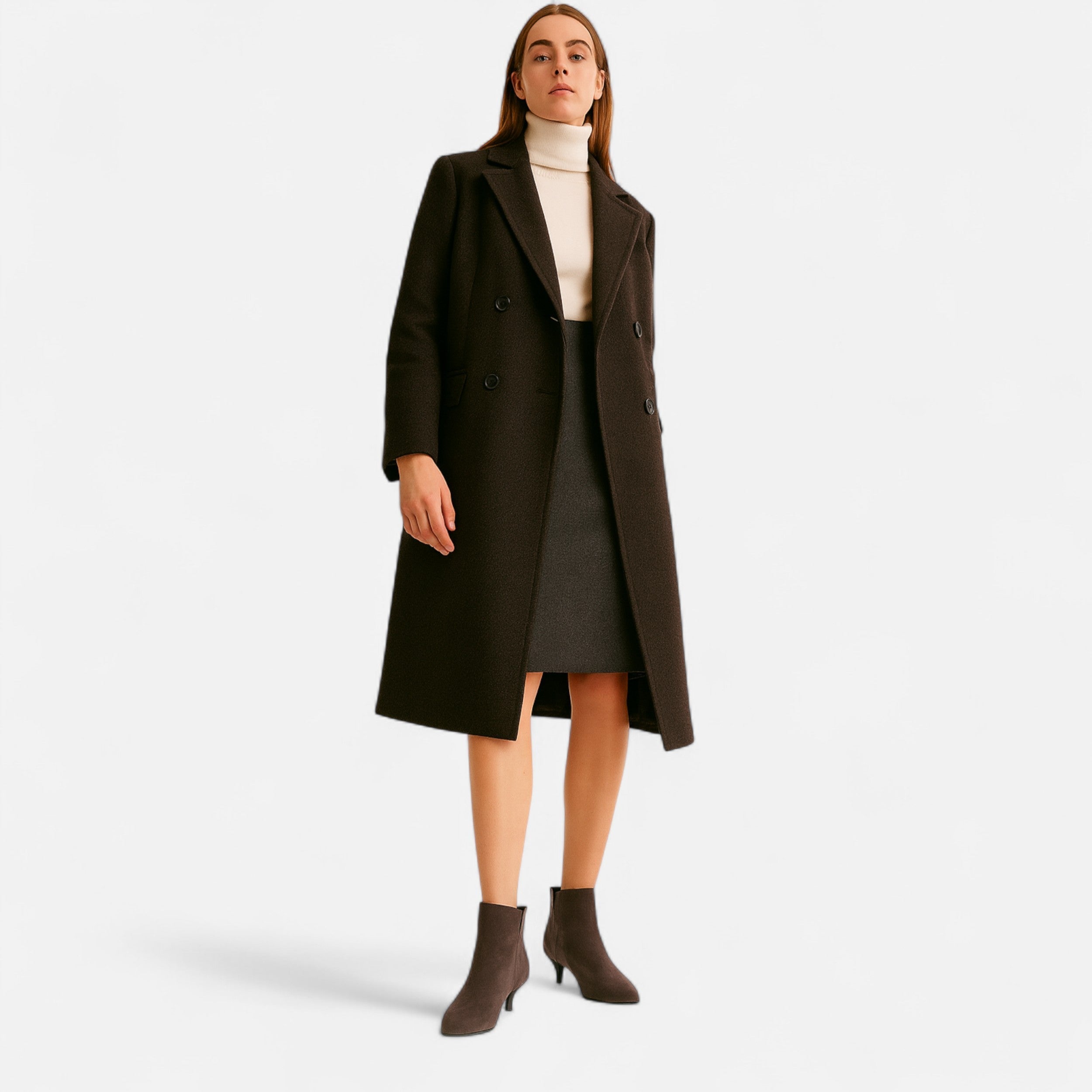 Davellia| Women’s High Heel Boots – Refined Side-Zip Style