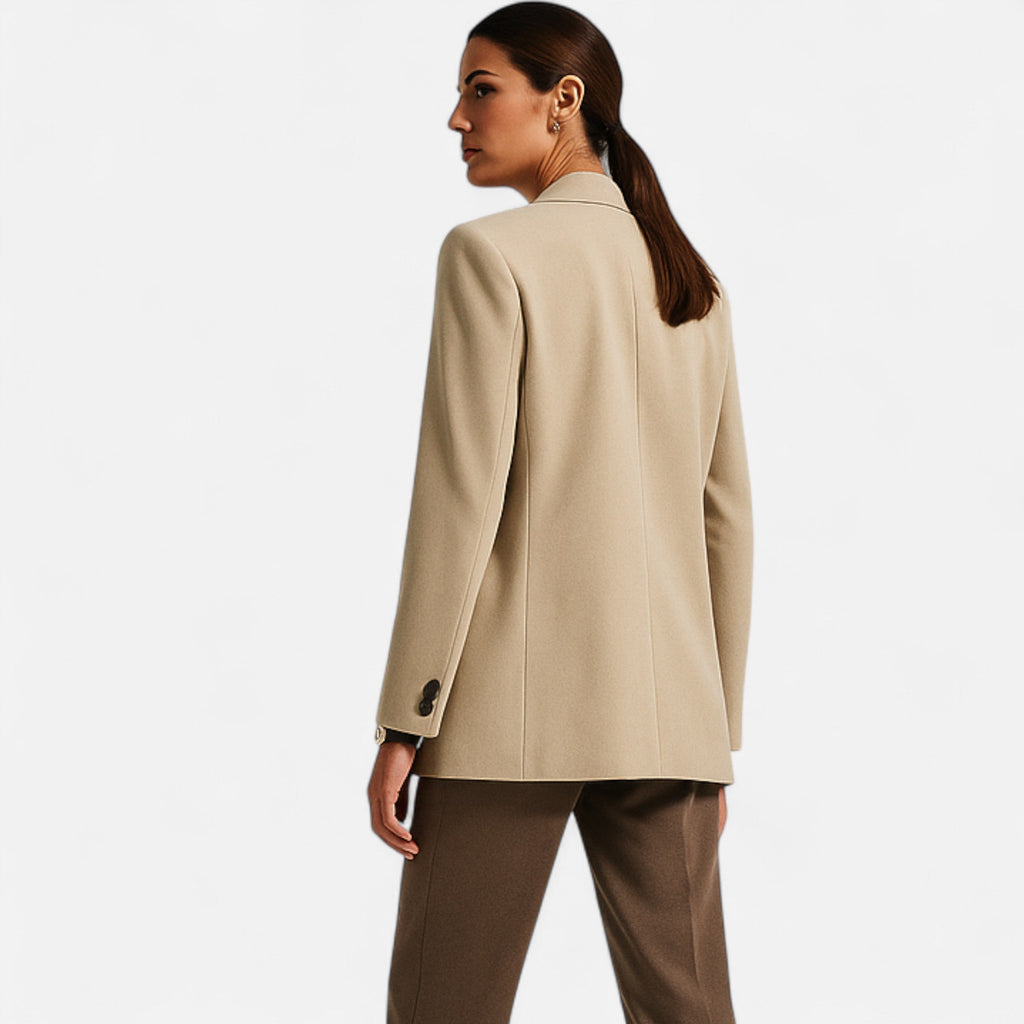 Davellia | Women’s Double-Breasted Vintage Blazer
