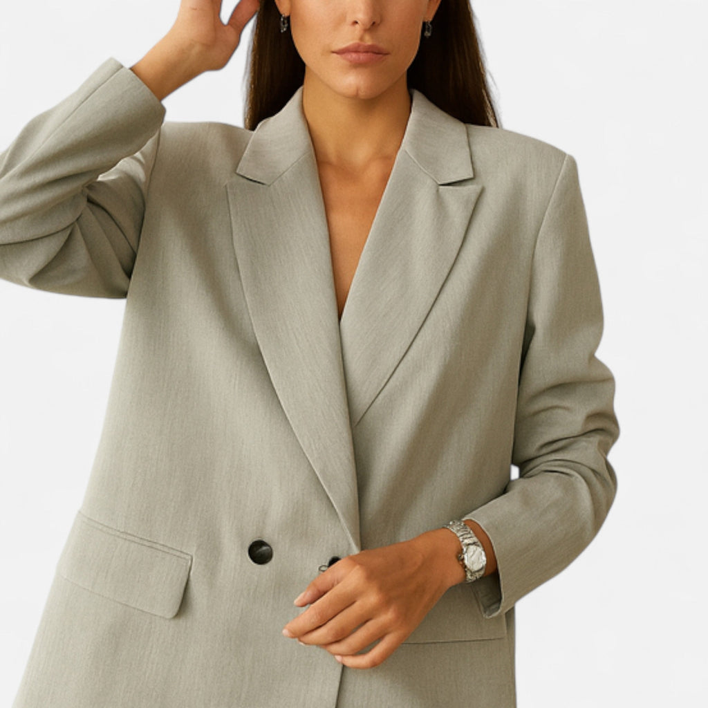 Davellia | Women’s Double-Breasted Vintage Blazer