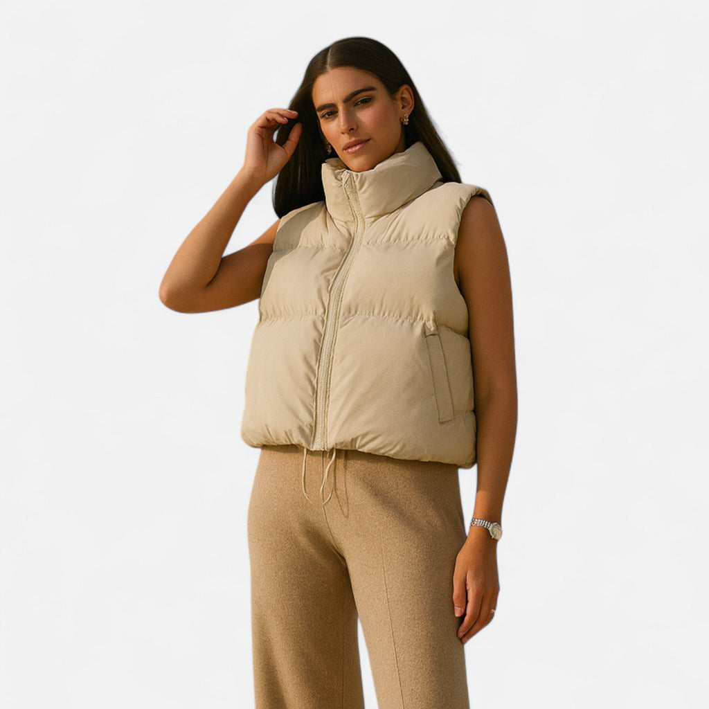 Davellia | Women’s Elegant High-Waist Winter Vest