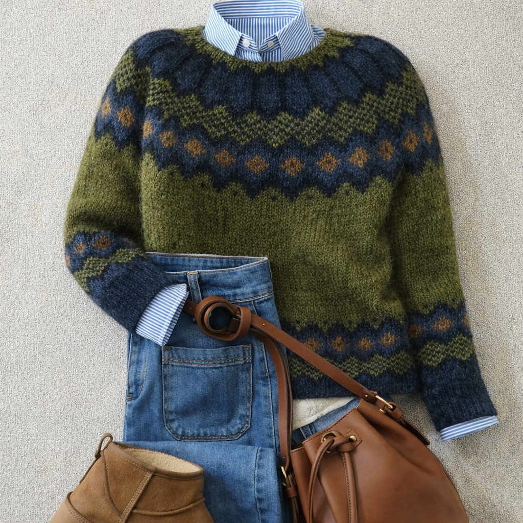 Davellia | Heritage Nordic Knit Sweater