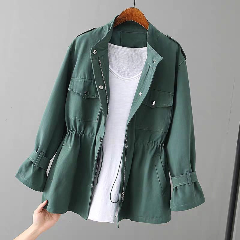 Davellia | Chic Women's Utility Jacket with Zipper