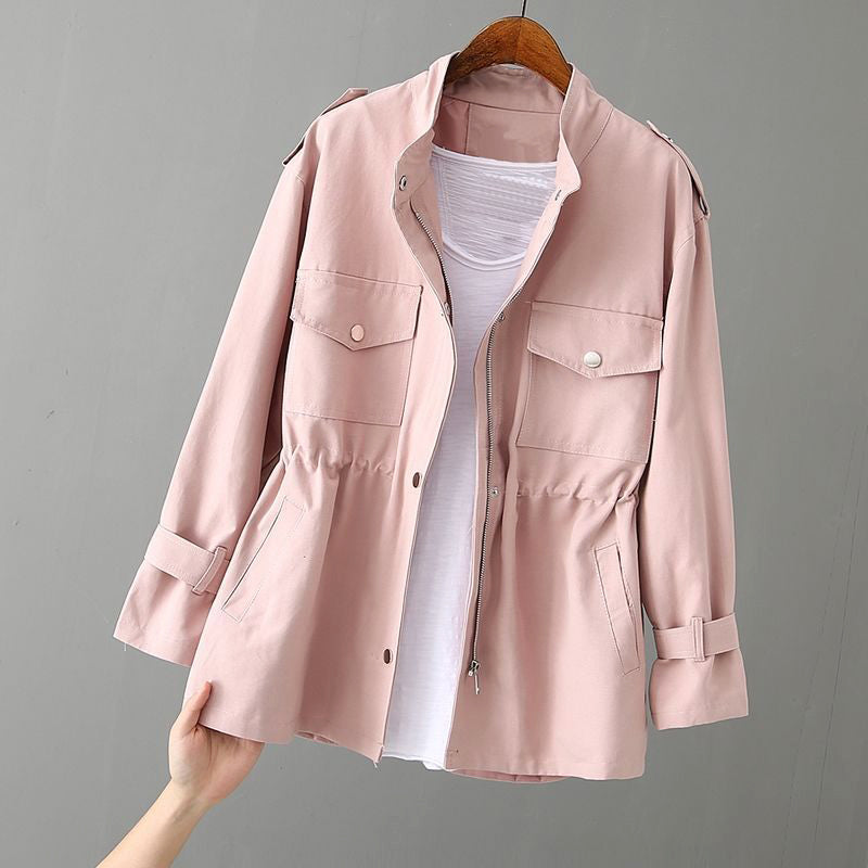 Davellia | Chic Women's Utility Jacket with Zipper