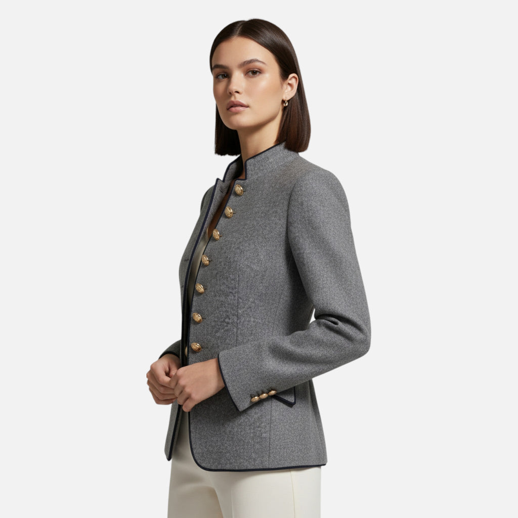 Davellia | Women’s Double-Breasted Wool Blazer