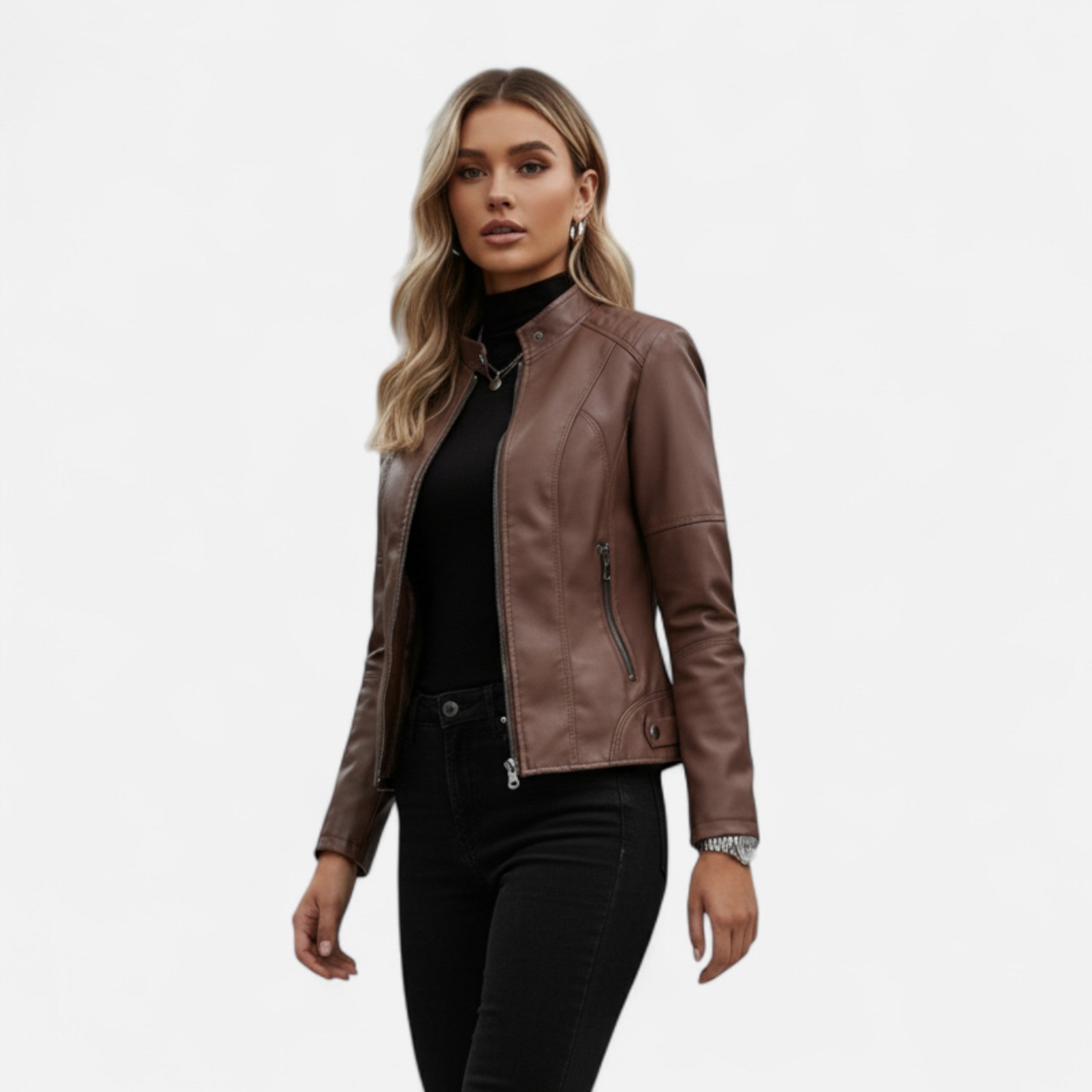 Davellia | Women’s Leather Jacket– Heritage Chic