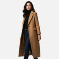 Davellia | Women’s Winter Overcoat – Lapel Collar Elegance
