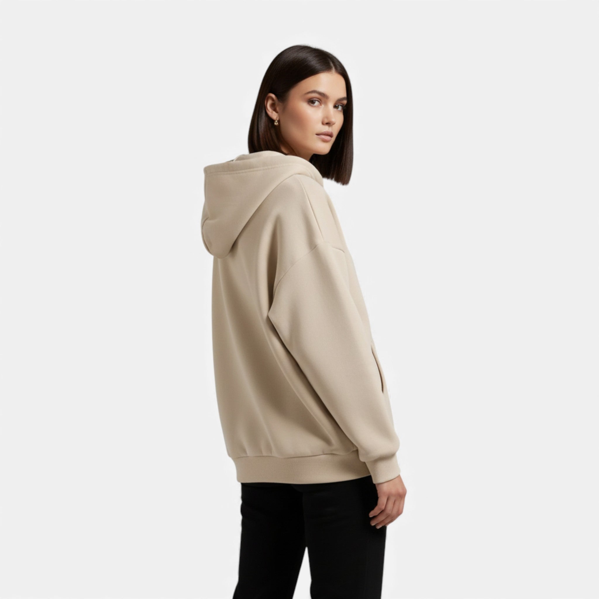 Davellia  | Women’s Zip-Up Knit timeless Hoodie