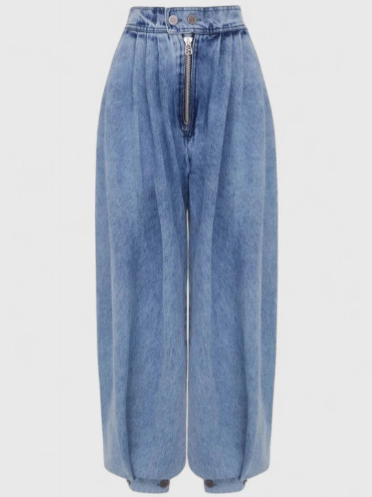 Davellia | Women’s High-Waist Denim Pants