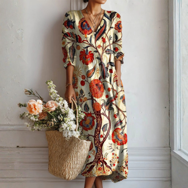 Davellia | Bohemian Floral Dress
