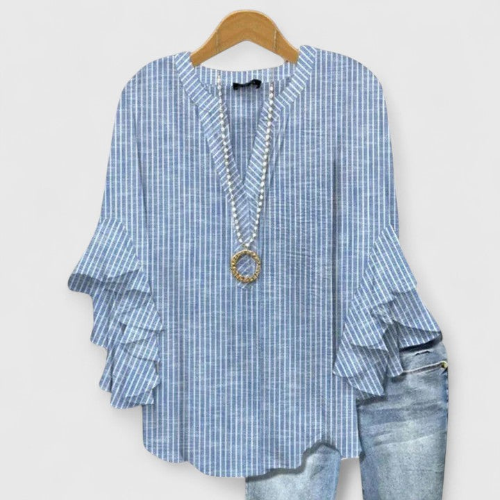 Davellia | Vintage Print Inspired Top