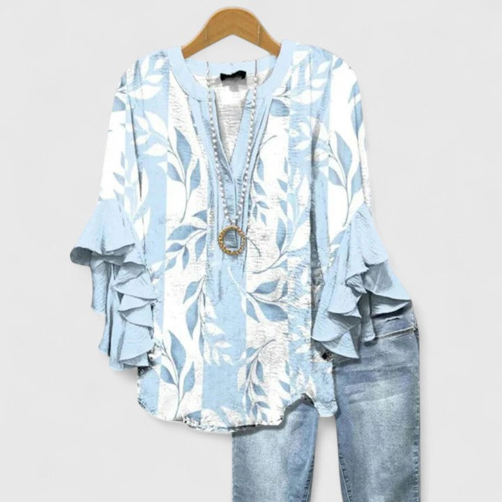 Davellia | Vintage Print Inspired Top