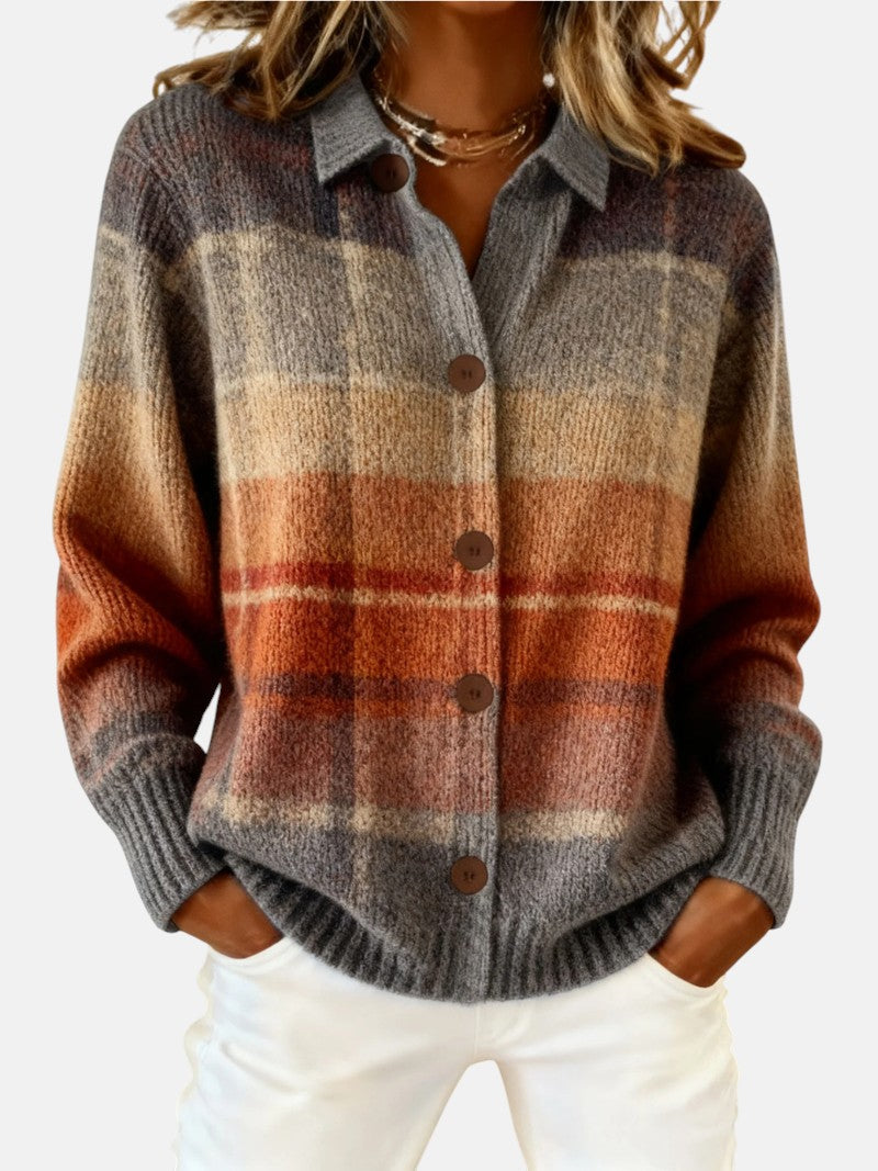 Davellia | Checked Blouse in Fresh Spring Shades