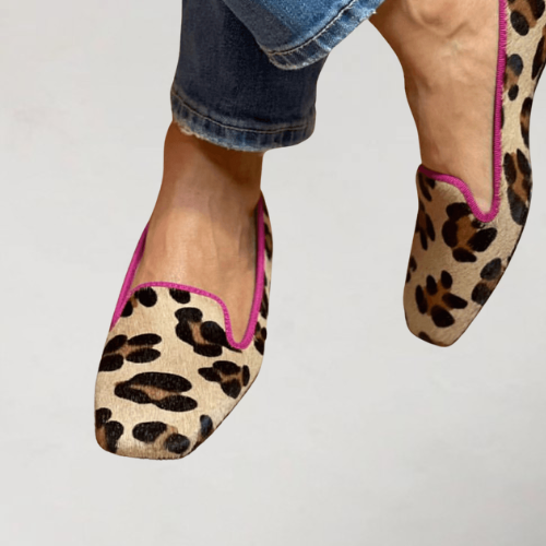 Davellia | Leopard Print Loafers