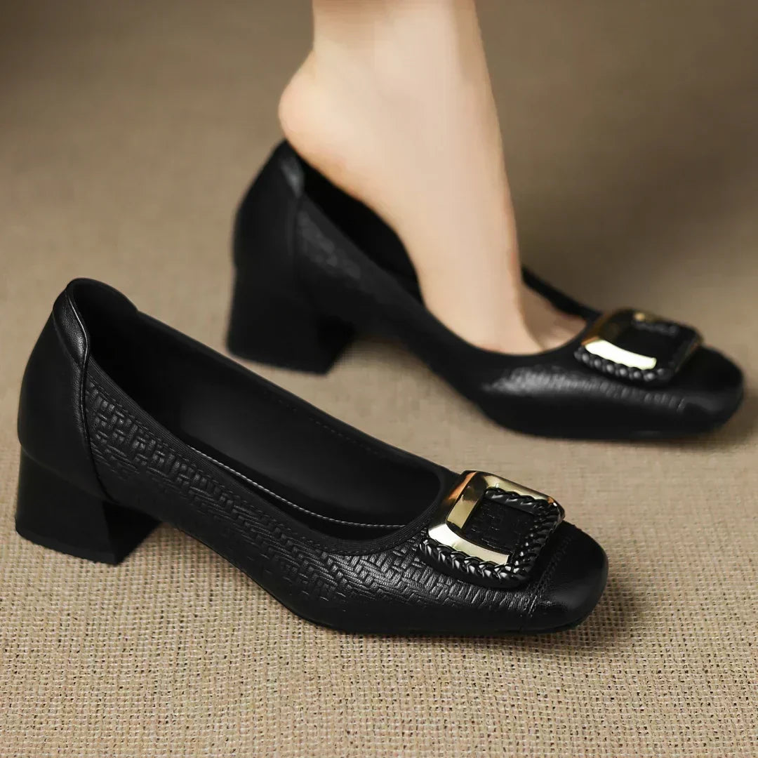 Davellia | Chic Comfort Heels - Effortless Everyday Elegance
