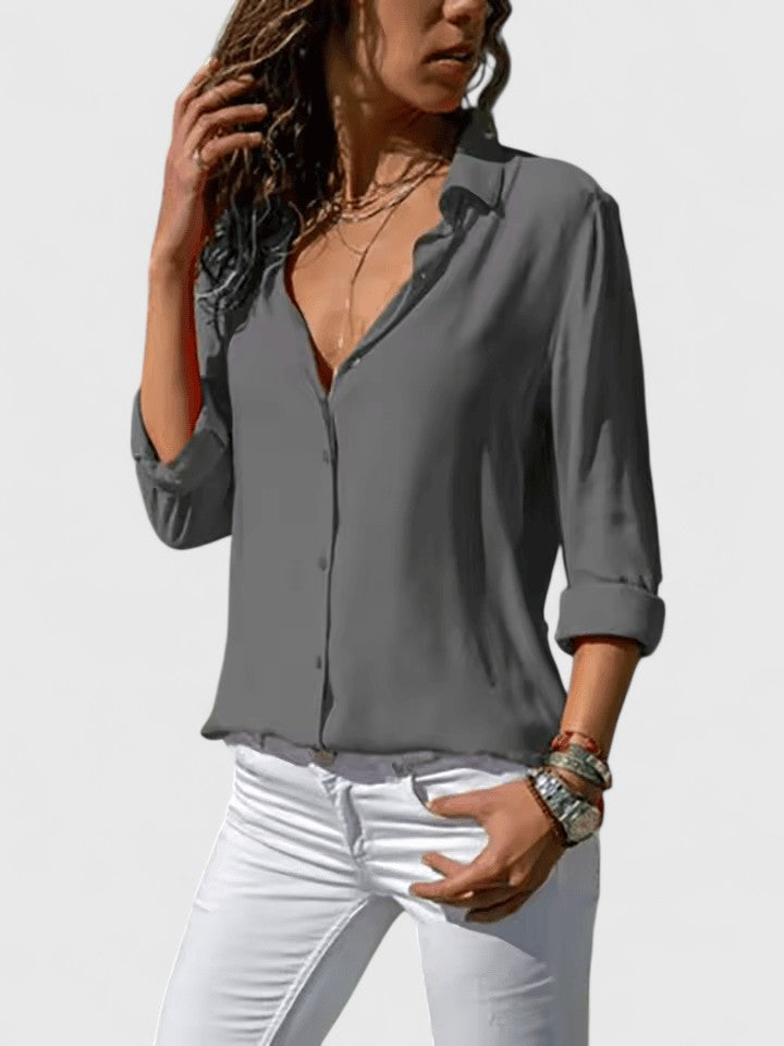 Davellia | Women’s Elegant Button-Up Blouse
