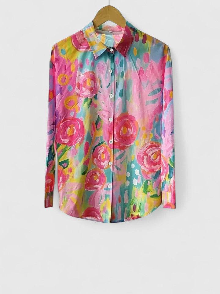 Davellia | Multicolor Print Blouse