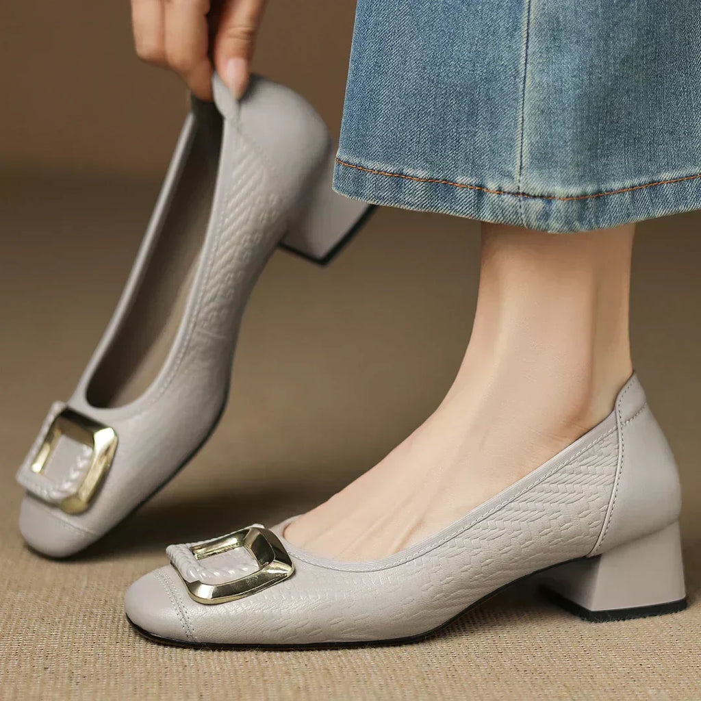 Davellia | Chic Comfort Heels - Effortless Everyday Elegance