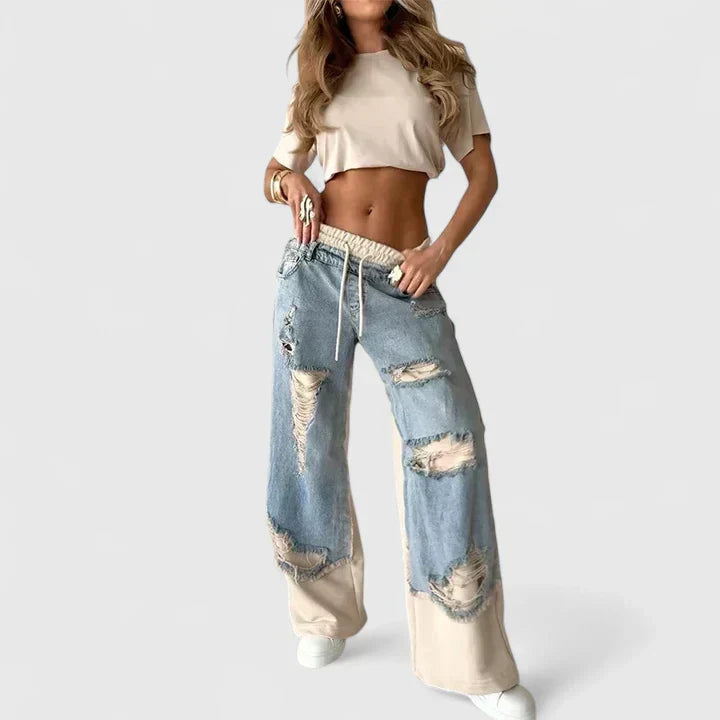 Davellia | Women’s Classic Flare Denim Jeans