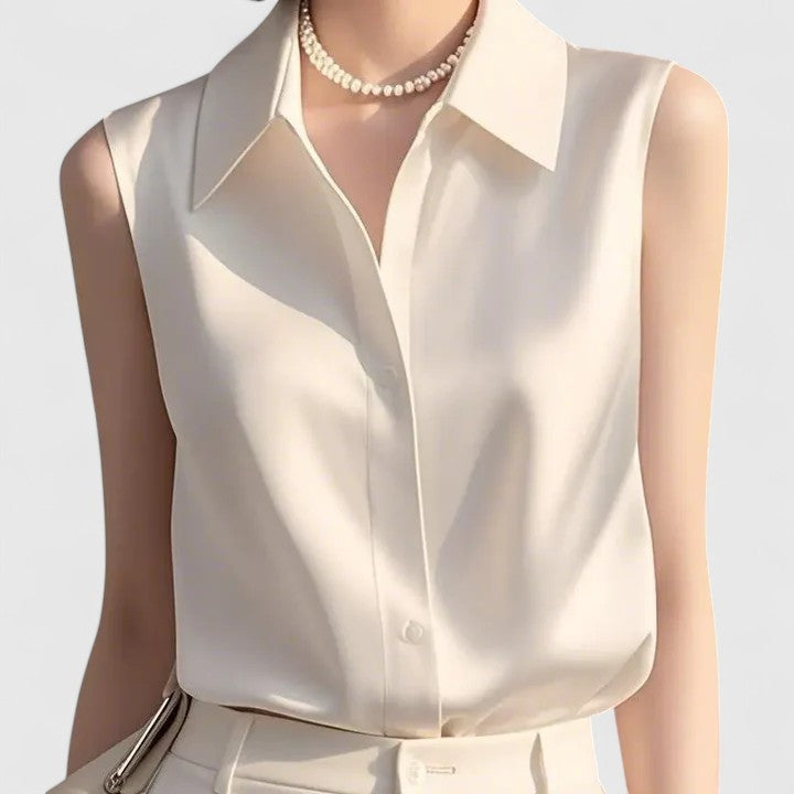 Davellia | Sophisticated Sleeveless Blouse