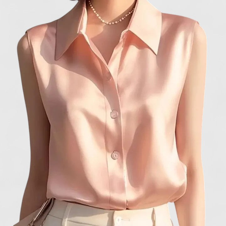 Davellia | Sophisticated Sleeveless Blouse