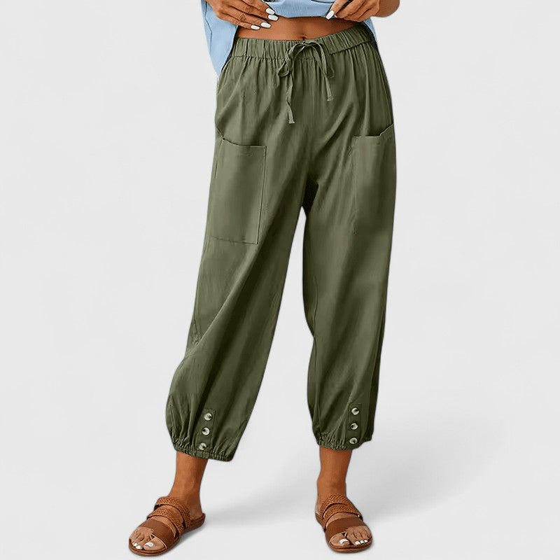 Davellia | Women’s Relaxed Utility Summer Pants