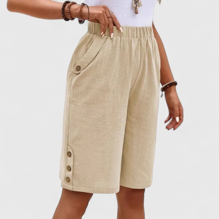 Davellia | Women’s Relaxed Linen Comfort Pants