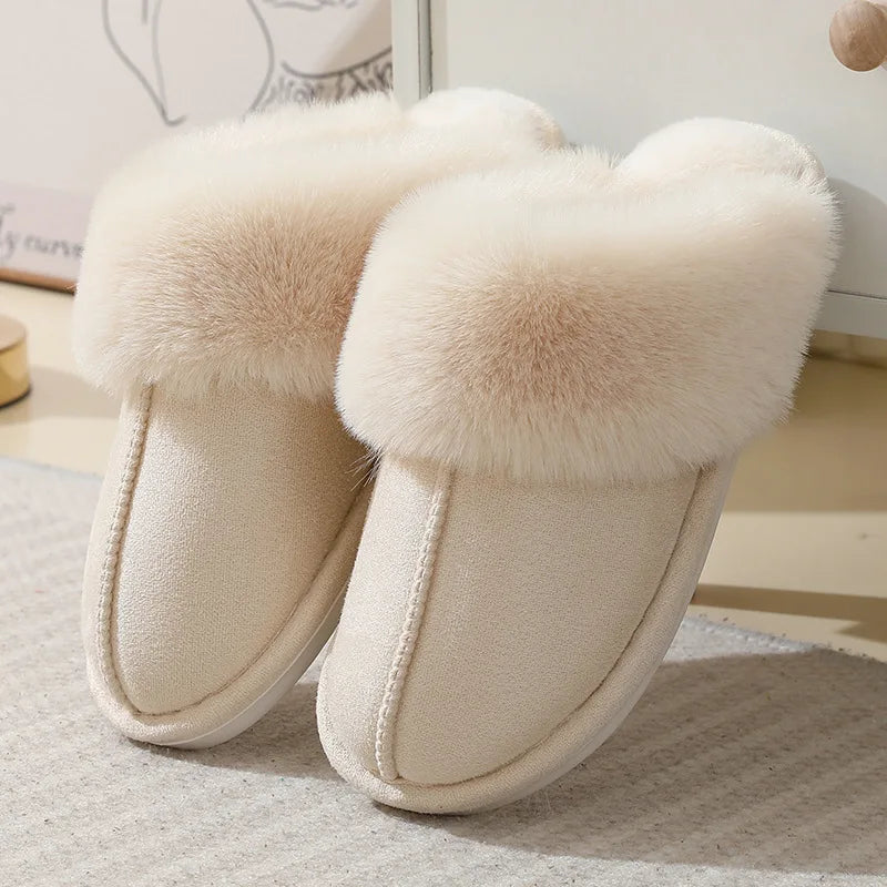 Davellia | Women’s Plush Fur Indoor Slippers