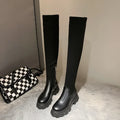 Davellia | Women’s Knee-High Boots with Chunky Sole