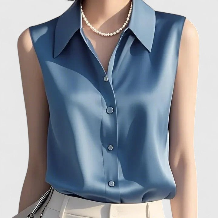 Davellia | Sophisticated Sleeveless Blouse