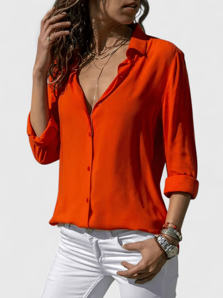 Davellia | Women’s Elegant Button-Up Blouse