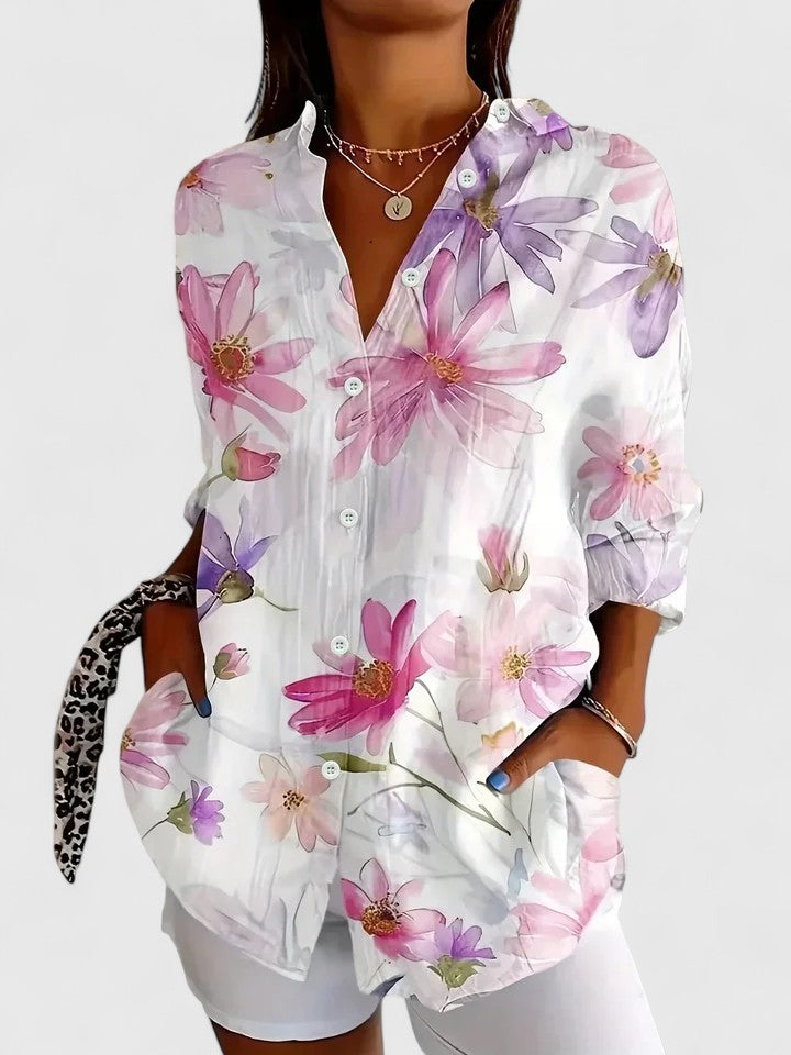 Davellia | Multicolor Print Blouse