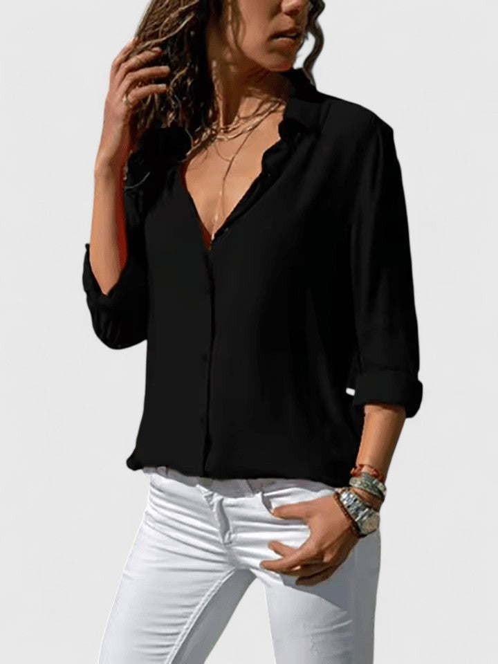 Davellia | Women’s Elegant Button-Up Blouse