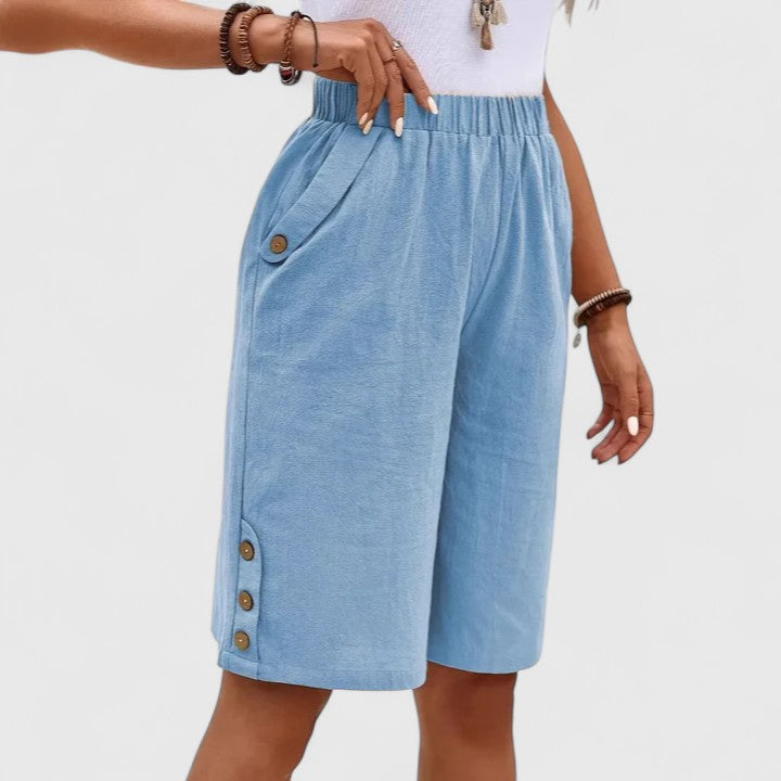 Davellia | Women’s Relaxed Linen Comfort Pants