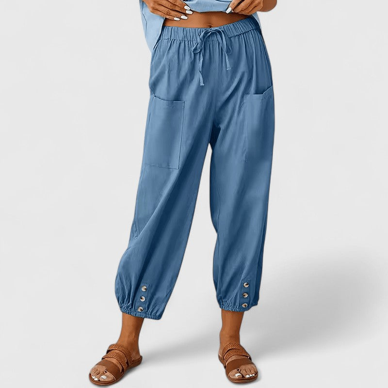Davellia | Women’s Relaxed Utility Summer Pants