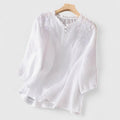 Davellia | Women’s Elegant Lace Button Blouse
