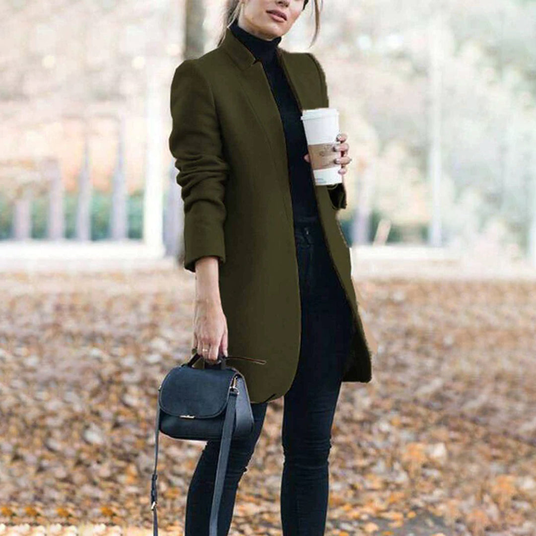 Davellia | Women’s Classic Tailored Lapel Spring Coat