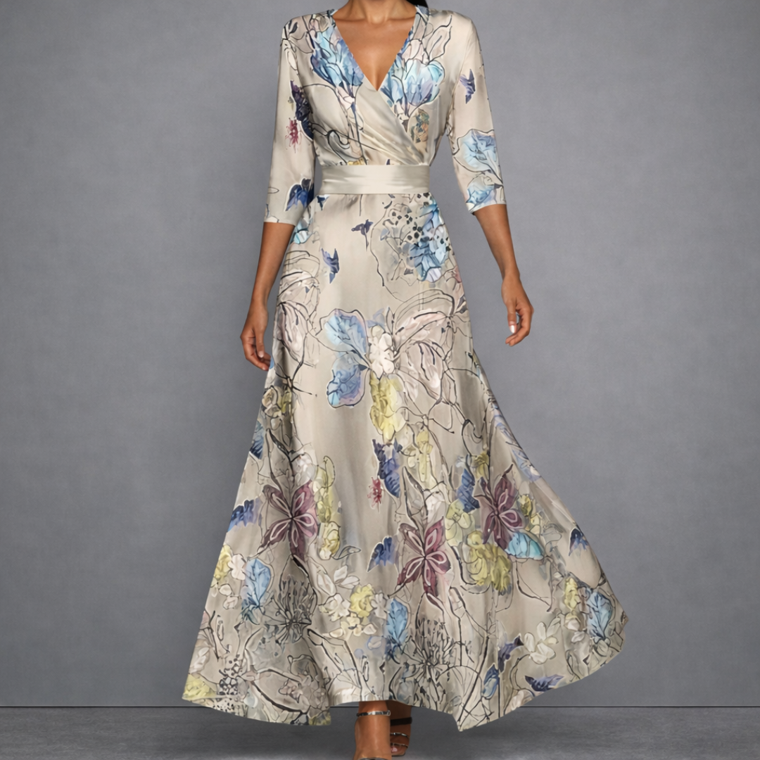 Davellia | Elegant Flowing Maxi Dress